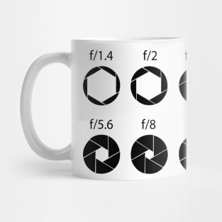 F-stops - Black Mug